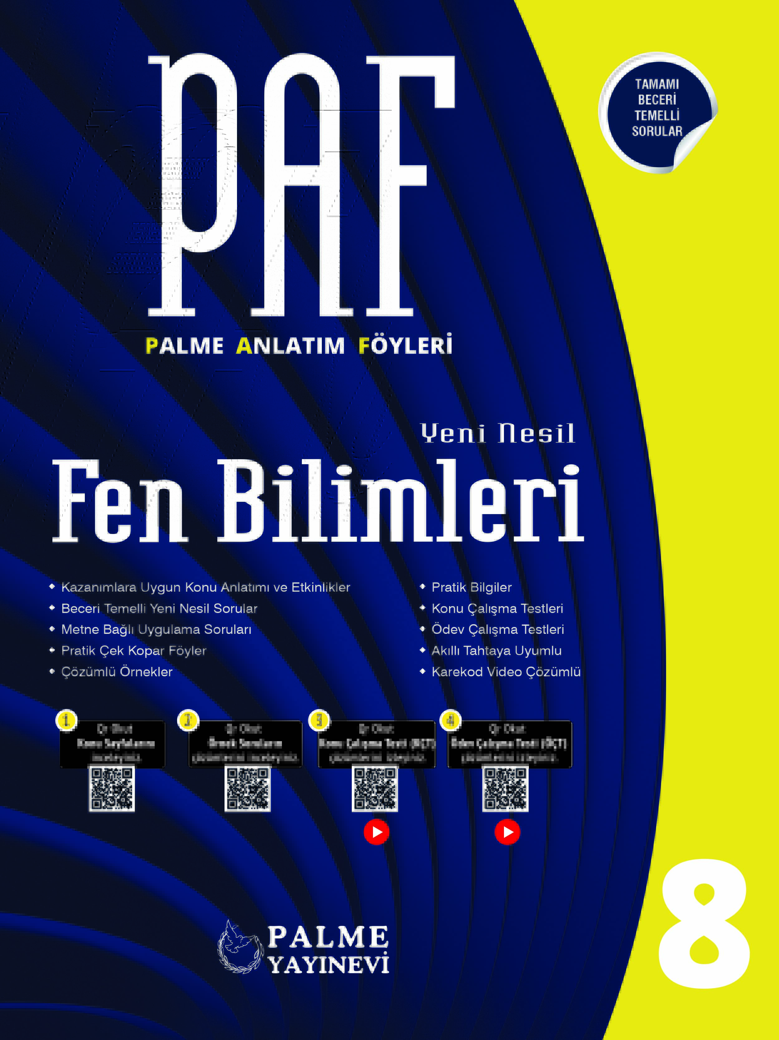 8. Sınıf Fen Bilimleri Paf kapak görseli